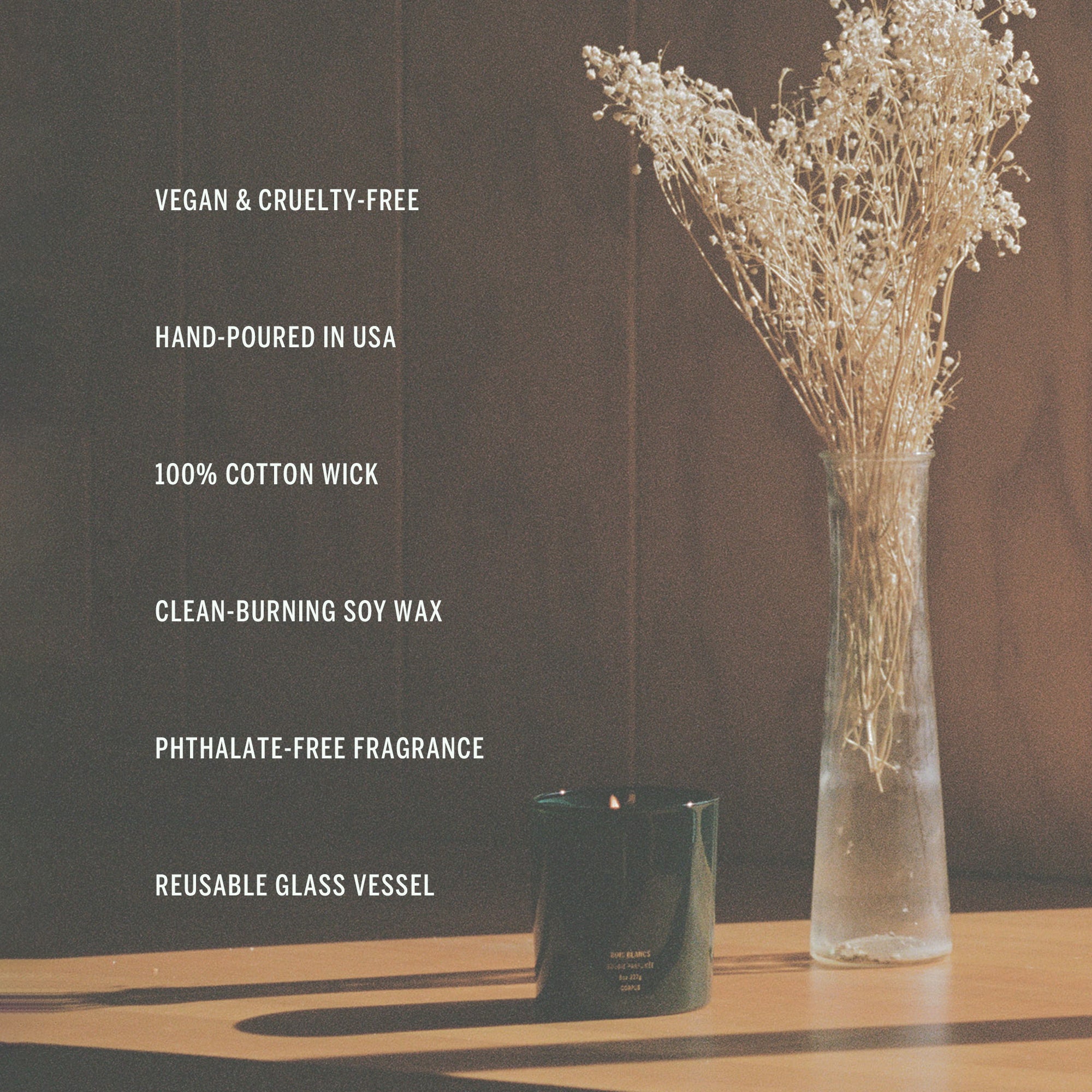 SCENTED CANDLE: Dark Flowers